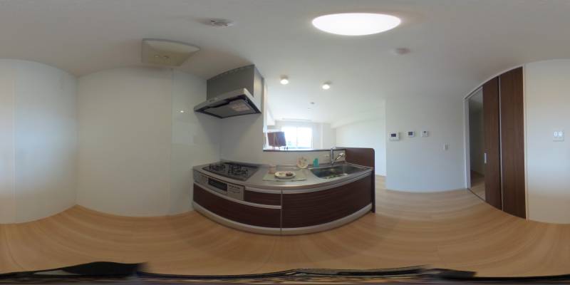 パノラマ画像キッチン