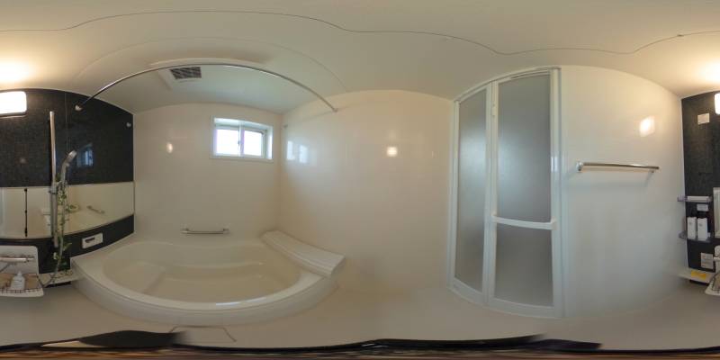 パノラマ画像バスルーム