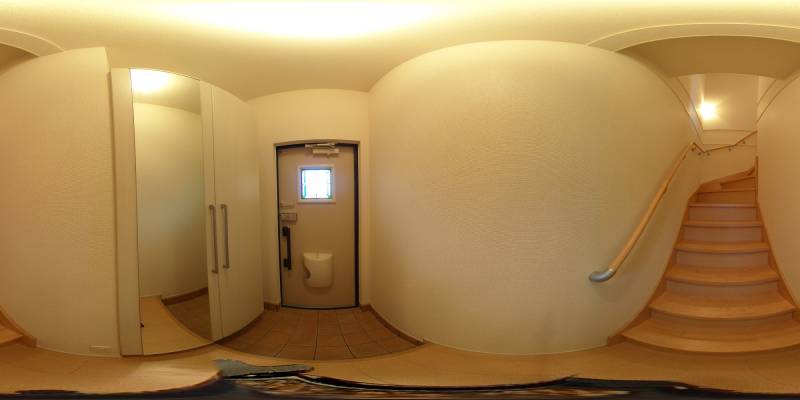 パノラマ画像玄関