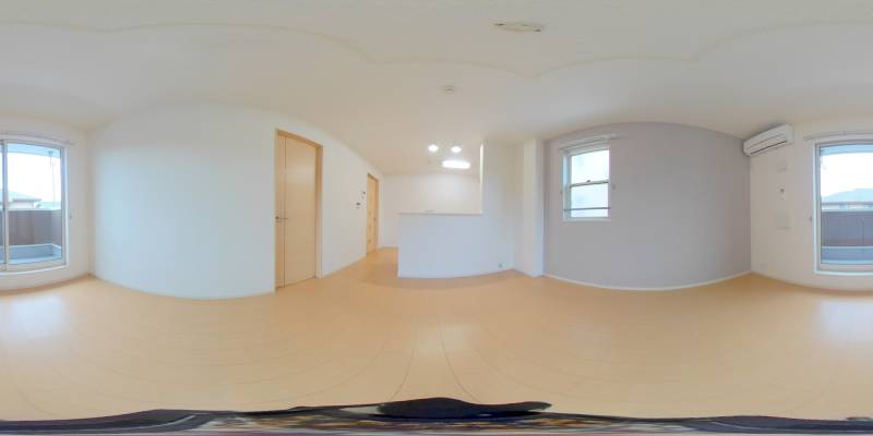 パノラマ画像リビング