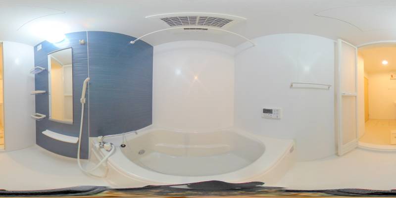 パノラマ画像バスルーム