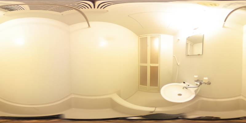 パノラマ画像バスルーム