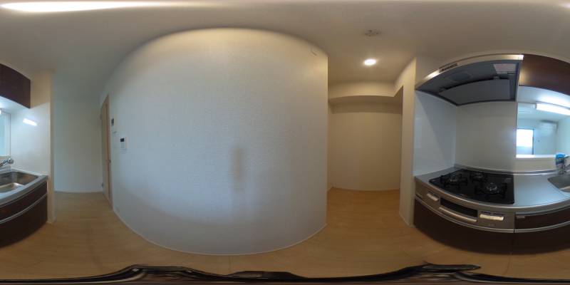 パノラマ画像キッチン