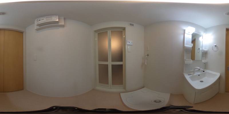 パノラマ画像洗面所