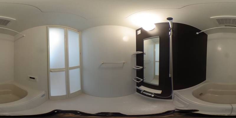 パノラマ画像バスルーム