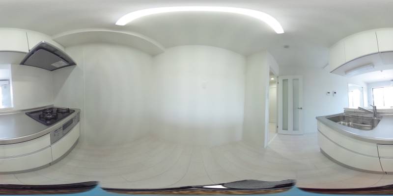 パノラマ画像キッチン