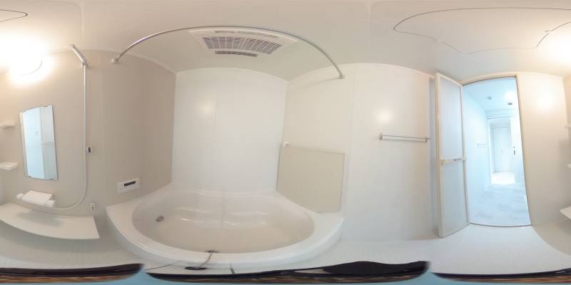 パノラマ画像バスルーム