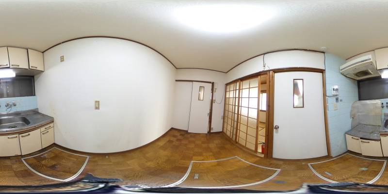 パノラマ画像キッチン