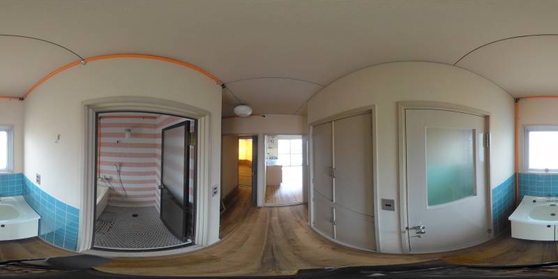 パノラマ画像洗面所