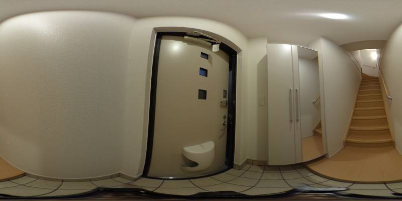 パノラマ画像玄関