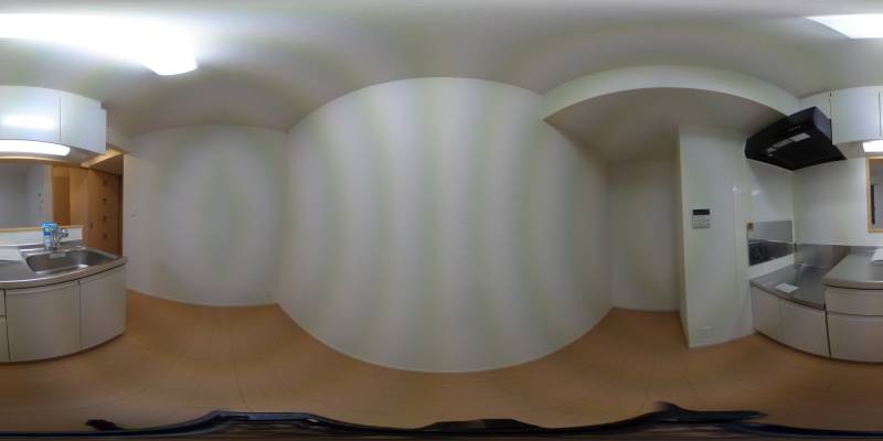 パノラマ画像キッチン