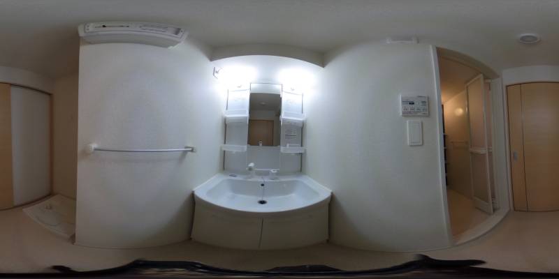 パノラマ画像洗面所