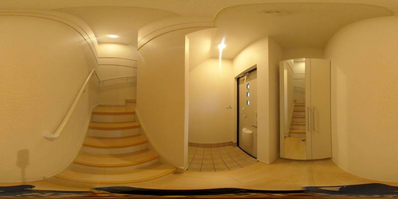 パノラマ画像玄関