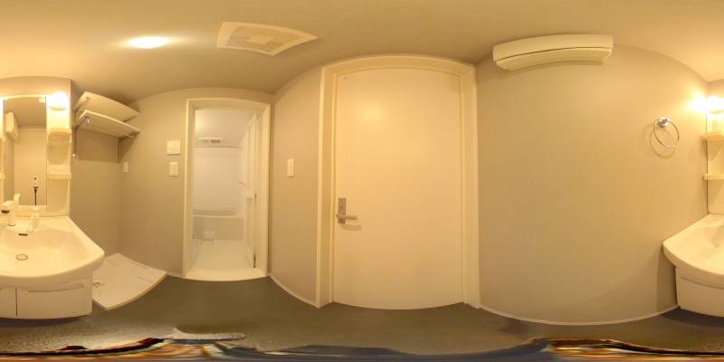 パノラマ画像洗面所