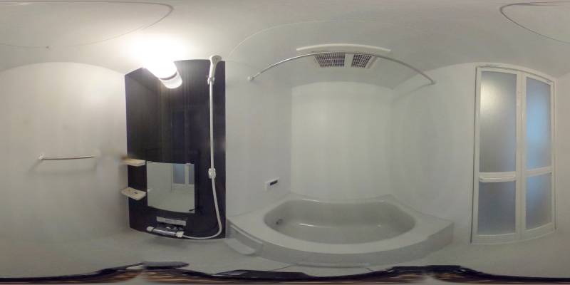 パノラマ画像バスルーム