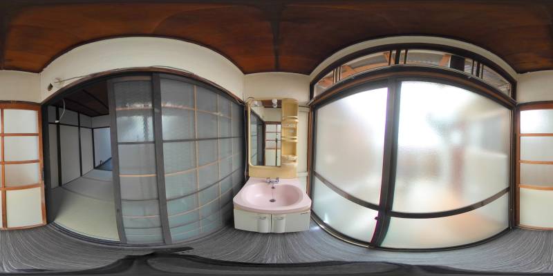 パノラマ画像洗面所