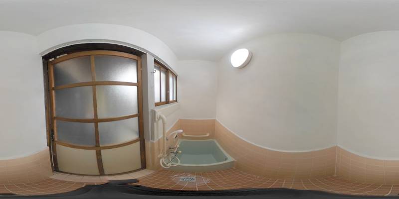 パノラマ画像バスルーム