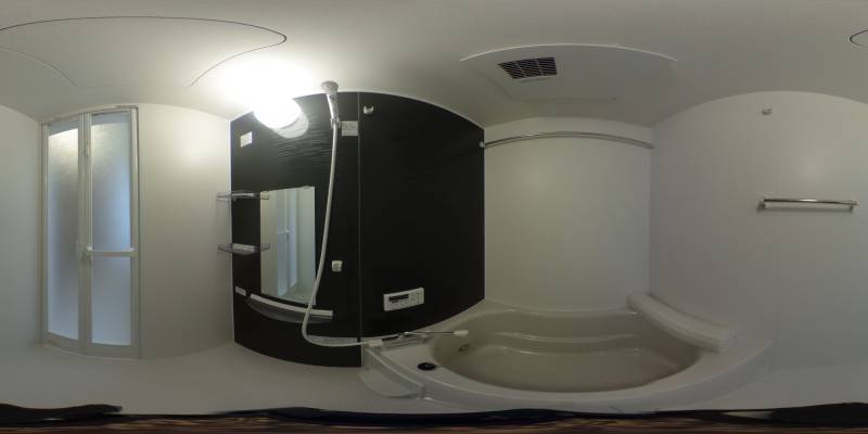 パノラマ画像バスルーム