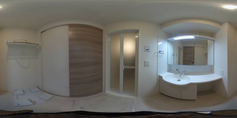 パノラマ画像洗面所