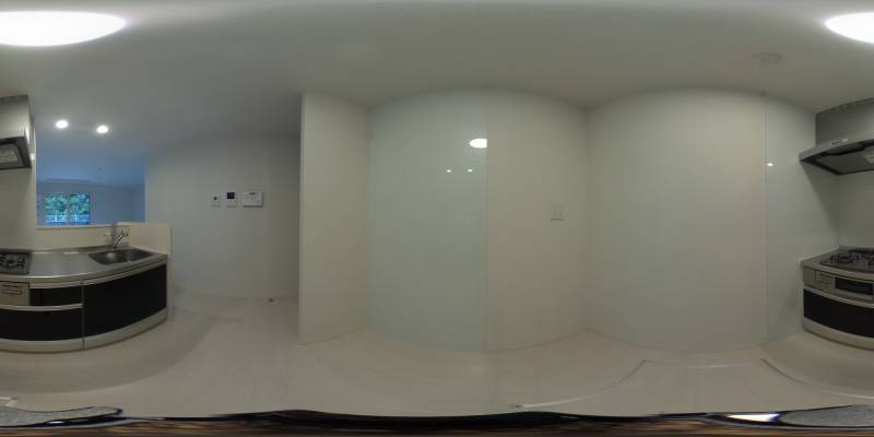 パノラマ画像キッチン