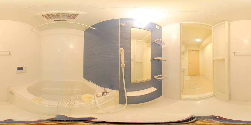 パノラマ画像バスルーム