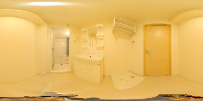 パノラマ画像洗面所