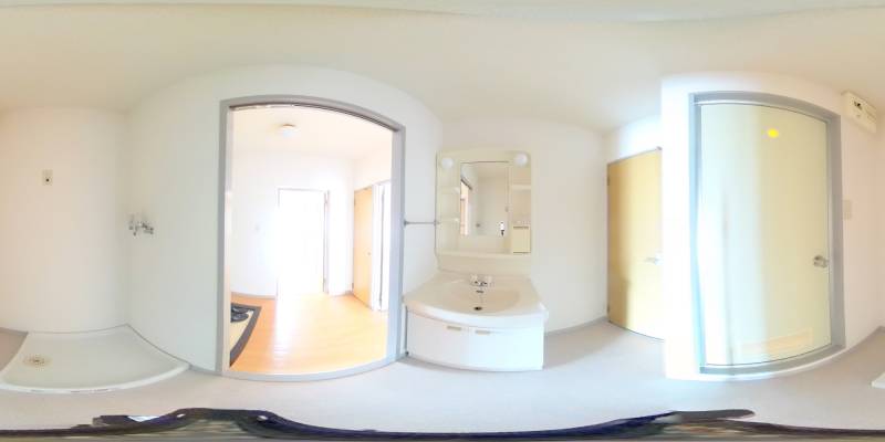 パノラマ画像洗面所