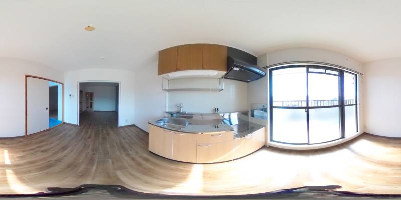 パノラマ画像キッチン