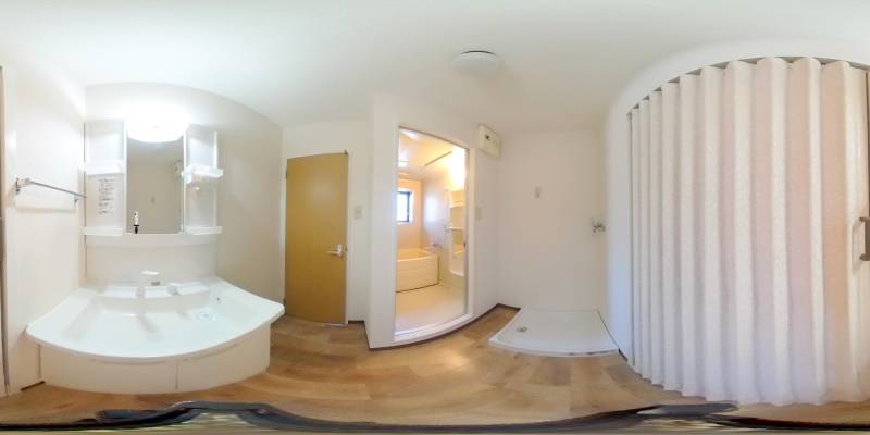 パノラマ画像洗面所