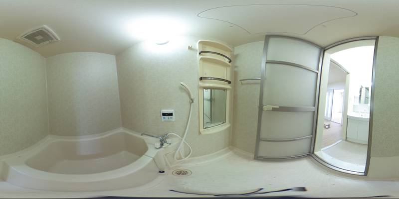 パノラマ画像バスルーム