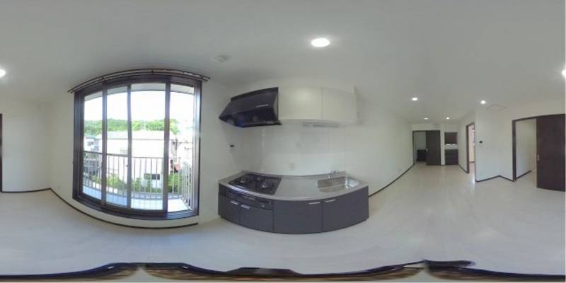 パノラマ画像キッチン