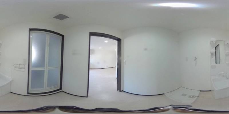 パノラマ画像洗面所