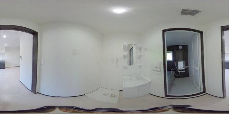 パノラマ画像洗面所