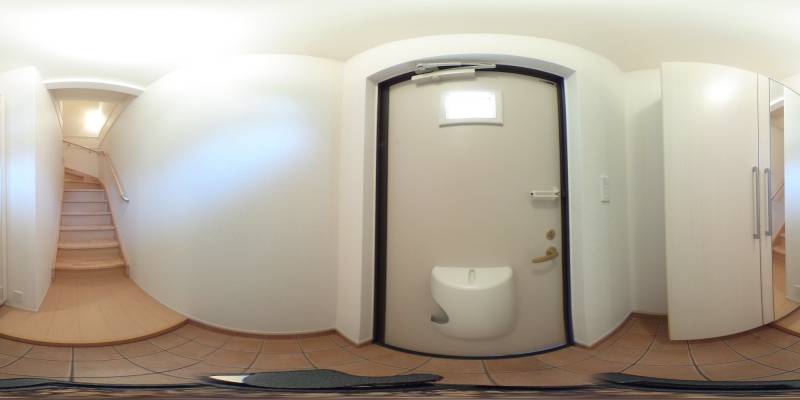 パノラマ画像玄関