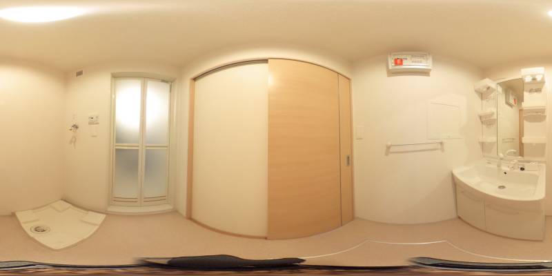 パノラマ画像洗面所