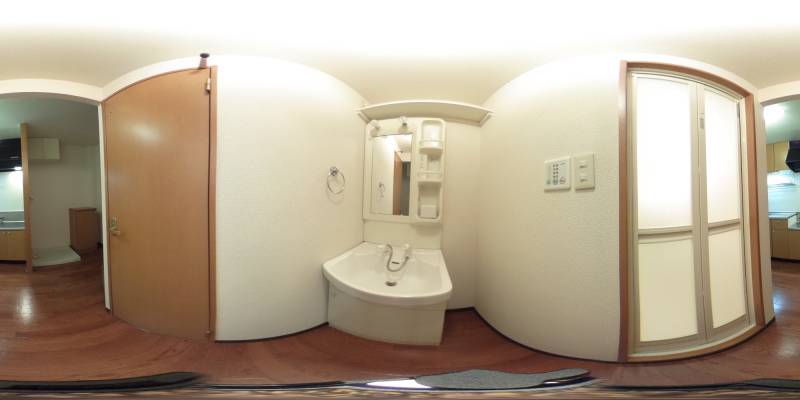 パノラマ画像洗面所