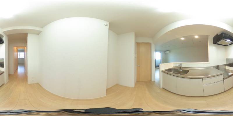 パノラマ画像キッチン