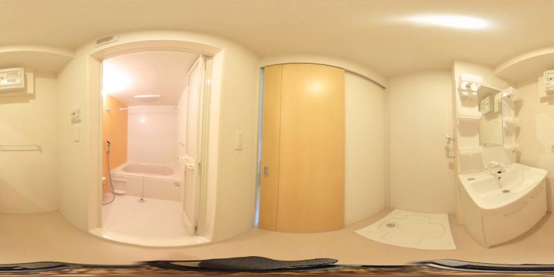 パノラマ画像洗面所