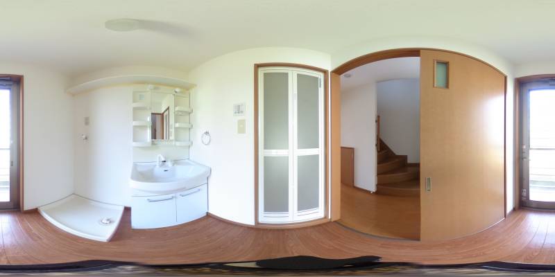 パノラマ画像洗面所