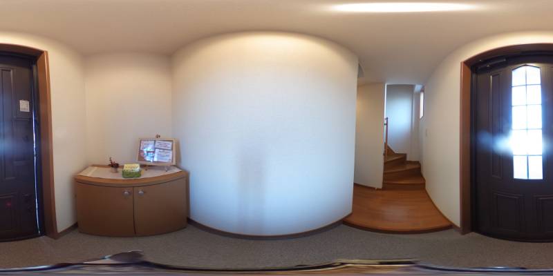 パノラマ画像玄関