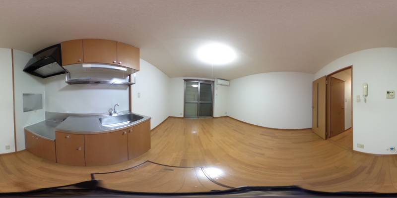 パノラマ画像キッチン