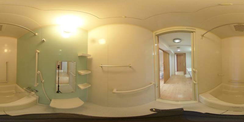 パノラマ画像バスルーム