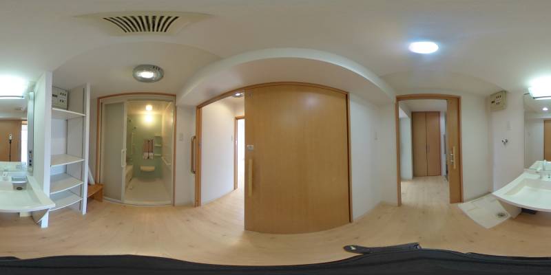 パノラマ画像洗面所