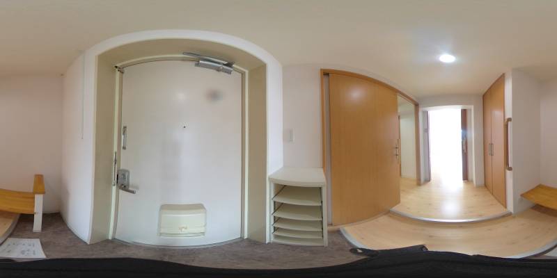 パノラマ画像玄関