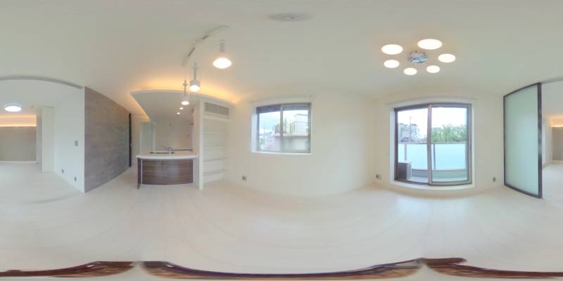 パノラマ画像リビング