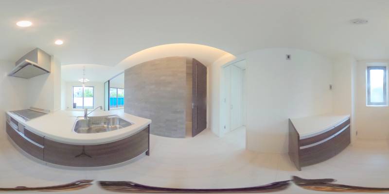 パノラマ画像キッチン