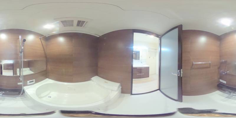 パノラマ画像バスルーム