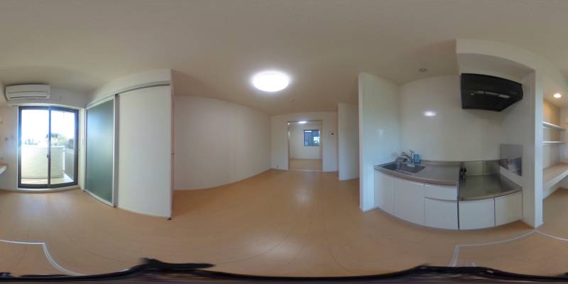 パノラマ画像キッチン