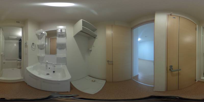 パノラマ画像洗面所