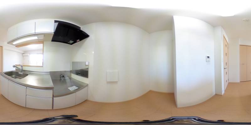 パノラマ画像キッチン